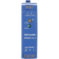 Tdk-lambda DRB30-12-1 DIN-rail netvoeding 12 V/DC 2.5 A 30 W Aantal uitgangen:1 x Inhoud 1 stuk(s)
