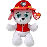 Multisoppi 44018 - Marshall, Paw Patrol - Beanie Baby, pluche knuffel - 15 cm