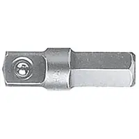 Wiha 721014 Gereedschapschacht met kogel Binnenvierkant, binnenzeskant 1/4" C6,3 - 01933