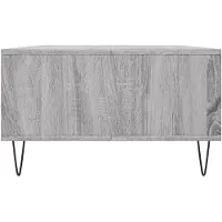 vidaXL Salontafel grijs Sonoma, 104x60x35 cm, houtvezel