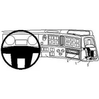 Brodit ProClip houder geschikt voor Volvo FH Serie /NH Serie 2009-2012 - FM Serie 2009-2013