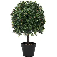 vidaXL Buxusbal Groen 35 x 35 x 50 cm Kunststof