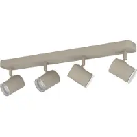 Eglo Consuma 1 Opbouwspot - Badkamer - GU10 - 58 cm - Zandkleur/Beige