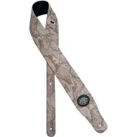 Gaucho Gitaarriem Cobra Series Snakeskin Wit GST-205-WH
