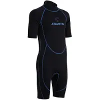 Atlantis 2Mm Adventure Shorty Wetsuit Heren Black/Blue L