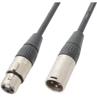 PD Connex 3-pins XLR (m) - 3-pins XLR (v) DMX kabel - 6 meter