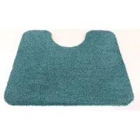 Prima Set - - Soft - Badmat - 50x80cm - en - WC mat - 50x60cm - blauw - groen - antislip - met uitsparing 21cm
