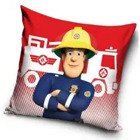 Procos Brandweerman Sam Kussenhoes 40x40 - Officieel gelicentieerd