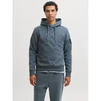 Jack & Jones Sweatshirt 'JJCLEVELAND' donkergrijs