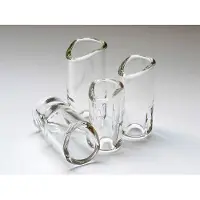 The Rock Slide GRS-LC gevormde glazen slide maat L (binnen 20,5 - lengte 63,0mm)