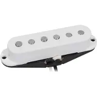 Boston VSC-62-NWH Single Coil Pickup - Alnico 5 staafmagneten, zwarte fiber bobbin, gewaxte enamel draad