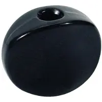 Boston BUT-33-B Mechaniekknoppen Metaal Zwart 18 x 14 mm, 6 Stuks