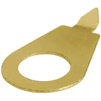 Boston DP-3095-G Pointer Washers – 6 stuks, Goud, 9,5 mm Gat, 30° Punt (Voor Inch Potmeters)
