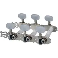 Boston 131 Stemmechanieken voor Klassieke Gitaar 3L/3R Nikkel met Parelmoer Knoppen en Lyra 70 mm