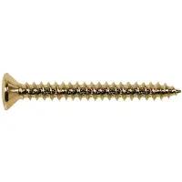 Boston TS-03-G Ovalen Tapenschroeven 4x45mm - Goud, 12 Stuks