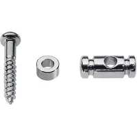 Boston SH-8-N Cilindervormige Snaaretainer met Spacer en Schroef - Nikkel