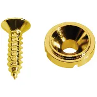 Boston SH-3-G Snarenretainer - Goud, Buttonmodel, Inclusief Schroef