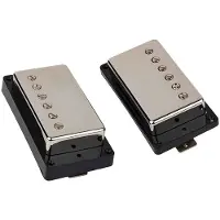 Seymour Duncan SD40520 Seth Lover Set Of Two Humbucker Pickups - SH-55N (hals) and SH-55B (brug), nikkel cover