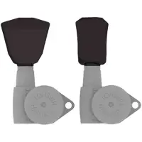 Hipshot HS6B1TLPB Tulip Stemknop voor Gitaarmechaniek Black, per stuk