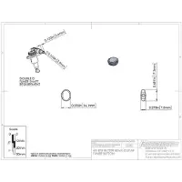 Hipshot HS6B1BTRN Butter Bean Stemknop voor Gitaarmechaniek Nickel, per stuk