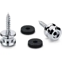 Schaller S-Locks Strap Button Set S - Chrome (18mm Draad)