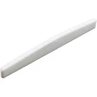 AllParts BS0243000 Zadel van been met afgeronde top voor akoestische gitaar 76x2,8x9,5 mm