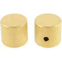 AllParts MK0115002 Gouden Barrelknoppen voor USA Solid Shaft Pots - 2 Stuks