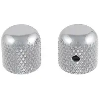 AllParts MK0110010 Chroom Dome Knoppen - 2 Stuks