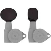 Hipshot HS6B1BTRB Butter Bean Stemknop voor Gitaarmechaniek Black, per stuk