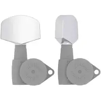 Hipshot HS6B1DLTN Delta Stemknop voor Gitaarmechaniek Nickel, per stuk