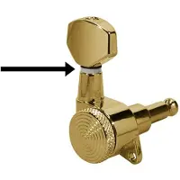 Boston BUTW-01-WH machine head washer, nylon, 1.5mm thickness, outer diam 6.3mm, inner diam 3.9mm, 6pcs