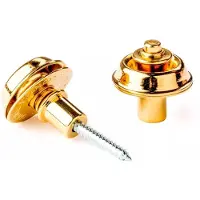 Dunlop SLS1404 Gouden Strap Lock Systeem met Schroeven