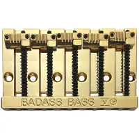 AllParts BB3345002 Leo Quan Badass V 5-snarige Basbrug - Goud