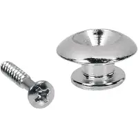 Boston EP-HN-C Sferische Strap Buttons - Metaal 17mm (2-pack) Chroom