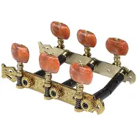 Salvador Cortez MH102G-P1R Originele Stemmechanieken Set Goud met Zalmkleurige Knoppen voor Model 50