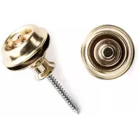 Dunlop SLS1032BR Dubbel Messing Strap Lock Systeem