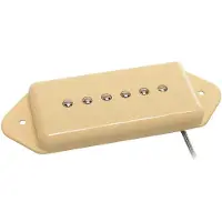 Boston VDE-46-NIV Single Coil Pickup - Alnico 5 bar-magneet, gevlochten afgeschermde bedrading, gewaxte enamel draad