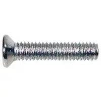 Boston PS-01-C pickup schroeven 2,6 x 12 mm – vlak verzonken, chroom (12 stuks)