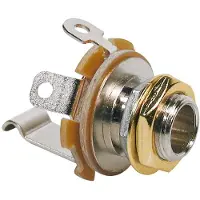Boston SJ-2-GD Chassis Connector Jack – 6,3 mm, 2-polig, Goud, M9