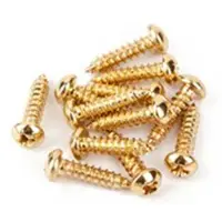 Fender 18823049 Vintage Strat Tuner/Strings Tree Montageschroeven - Goud, 12 Stuks