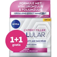 Nivea CELLular Expert Filler Anti-Age Dagcreme voor Vrouwen SPF 15 - Gezichtscreme - Moisturizer - Anti-Aging met Hyaluronzuur - 50 ml