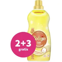Robijn 2+3 Gratis: Klein & Krachtig Wasmiddel Zwitsalgeur 34 Wasbeurten 1,19 Liter