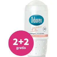 Odorex 2+2 gratis: Deodorant Roller 0% 50 ml
