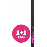 Maybelline 1+1 gratis: 3x Hyper Precise All Day Liquid Eyeliner 01 Black