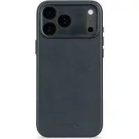 Decoded Leather Backcover MagSafe voor de Apple iPhone 17 Pro Max - Navy Shadow