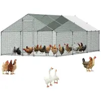 Vevor metalen kippenhok 3x5,95x2m