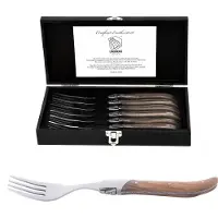 Laguiole Vork Luxury Line Olijfhout (6-Delig)