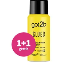 Got2b 1+1 Gratis: Glued Haarspray Mini 100 Ml
