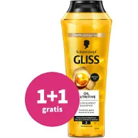 Gliss-Kur 1+1 Gratis: Shampoo Oil Nutritive 250 Ml