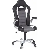 Hjh OFFICE GAME SPORT - Gamestoel Zwart / Wit / Grijs